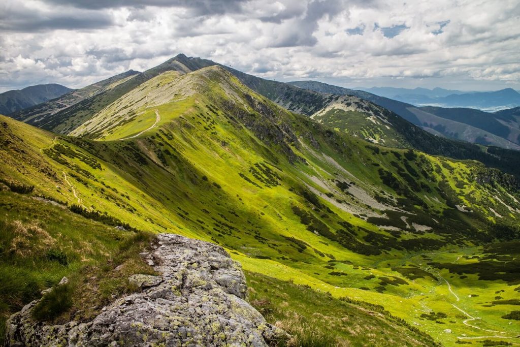 siroka dolina valley in low tatras