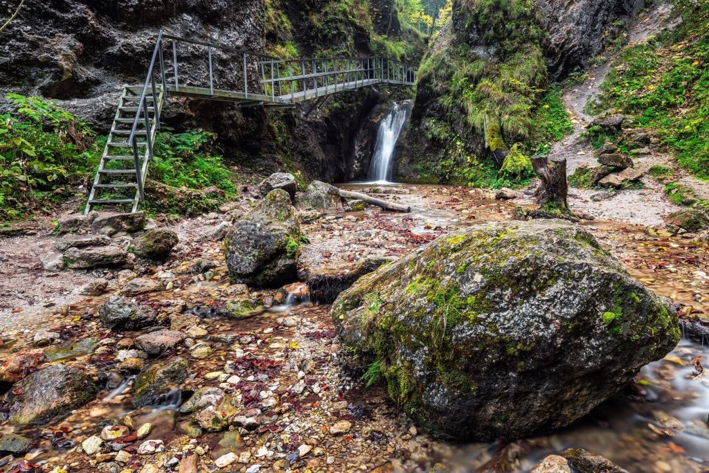 janosikove diery gorge in mala fatra mountains