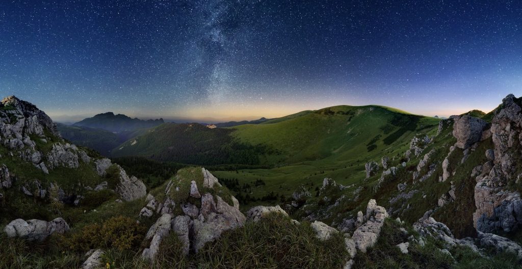 night sky in velka fatra dark-sky park